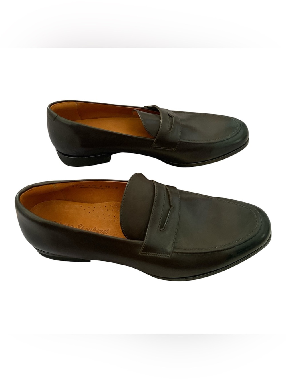 Wolf & shepherd leather upper made in Portugal loafer shoes men’s size 11.5